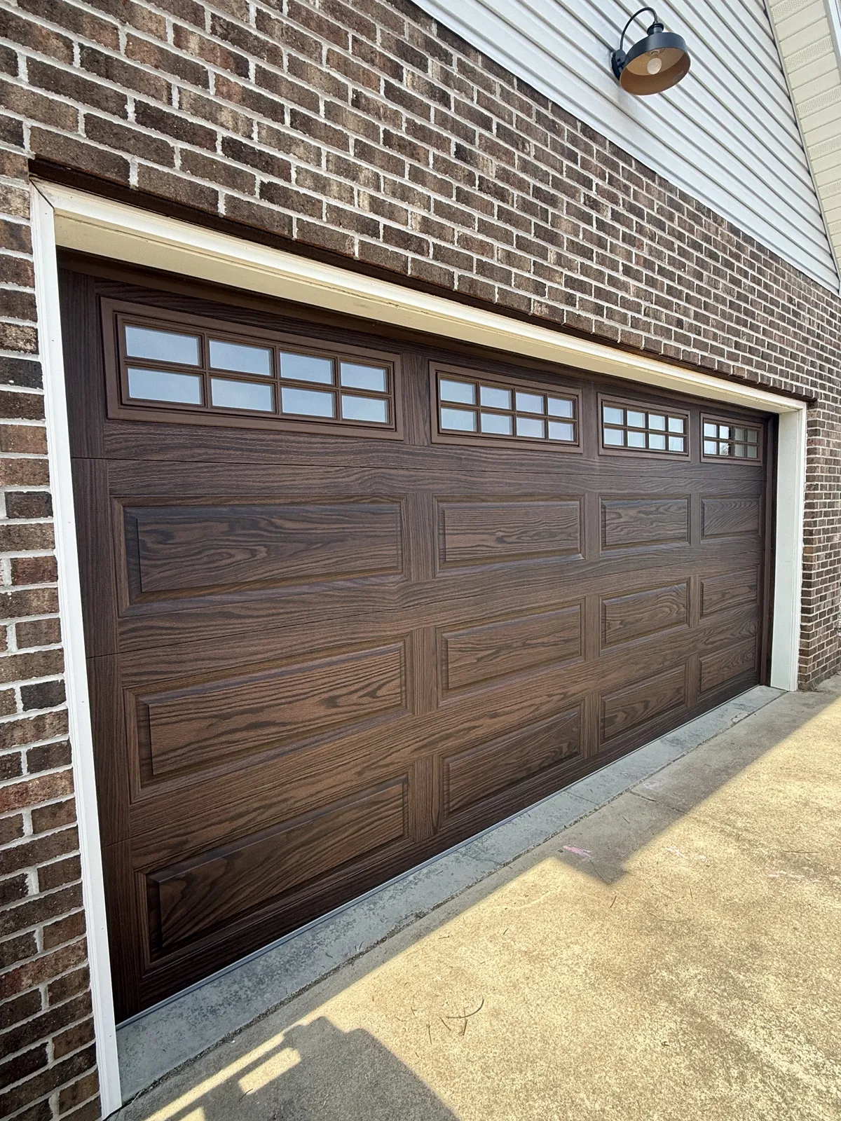 Finished garage door installation by Bear Door Services, the kind of work a written quote should describe