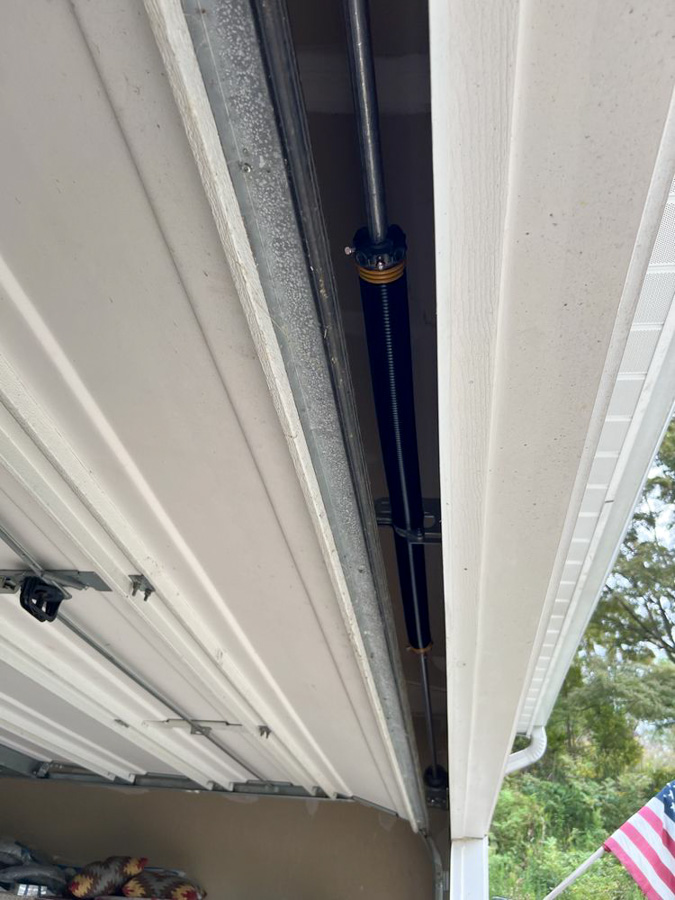 A new garage door installed by Bear Door Services, the kind of work a written quote should describe in detail.