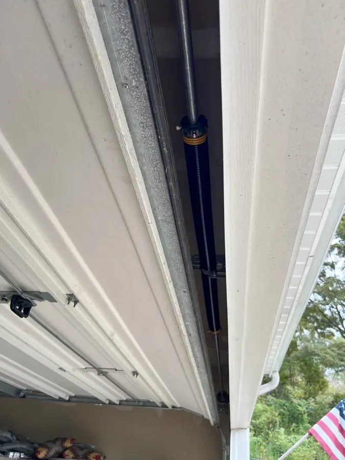 A new garage door installed by Bear Door Services, the kind of work a written quote should describe in detail.